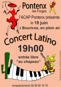 Concert Latino à Bouricos