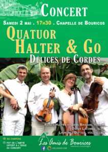Affiche Bouricos - Activites Landes - Animations 2026-05-02 Quatuor Cordes