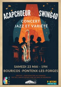 Affiche Bouricos - Activites Landes - Animations 2026-05-23 Acapchoeur-swing40