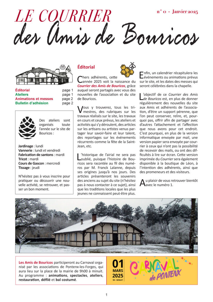 Courrier de Bouricos n°0